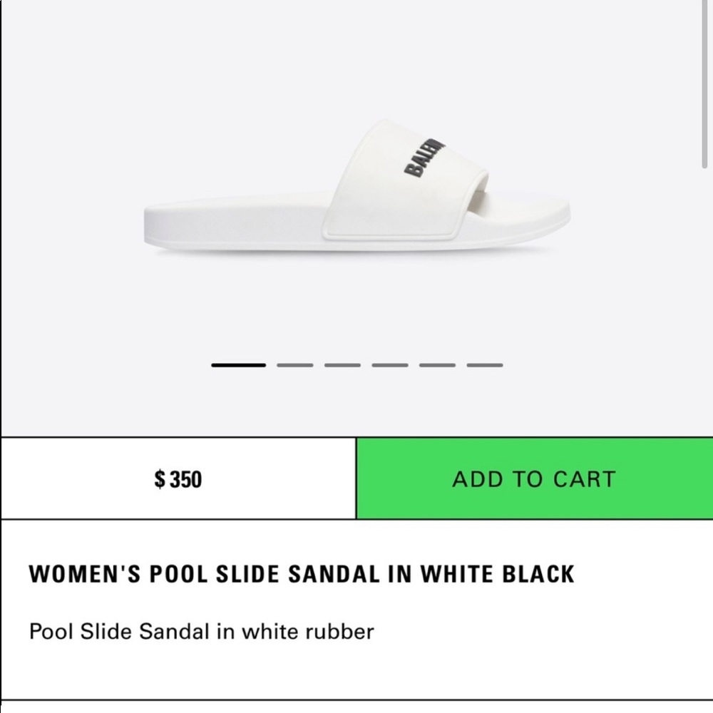 Balenciaga pool slides - new in box - Picture 7 of 10